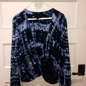 PLANET BLUE TIE DYE LONG SLEEVE